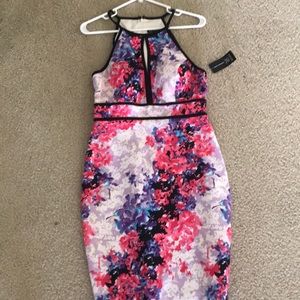 INC floral cocktail dress NWT
